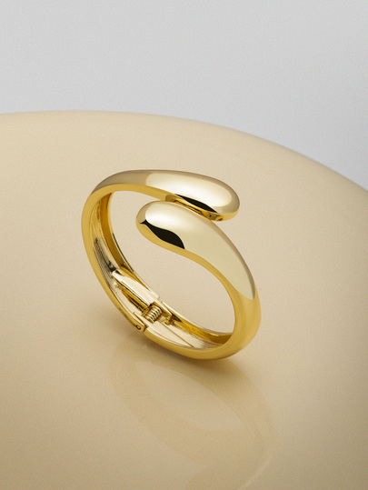 NobleVue 1 pieza Pulsera tipo brazalete con cuentas grandes de estilo europeo y americano para mujer, adecuada para fiestas, reuniones y uso diario