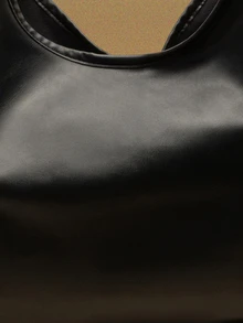 NobleVue 2026 New Fashion Solid Color Commuter Tote Bag, Minimalist Niche Design Underarm Bag, Stylish Large Capacity Shoulder Bag - Black - View 4