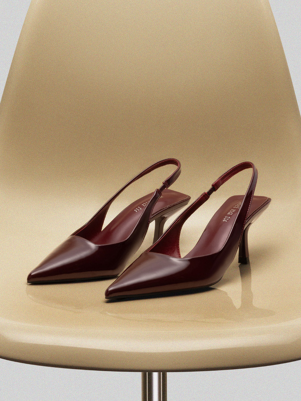 NobleVue 2025秋冬季女士高跟鞋，尖头细高跟鞋，时尚细跟鞋，后系带踝带凉鞋，猫跟鞋，优雅