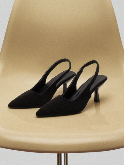 NobleVue Women's Party Evening Pointed Toe Elegant Black Closed Toe High Heel Shoes, Women's White Closed Toe Stiletto Heels, Plus Size