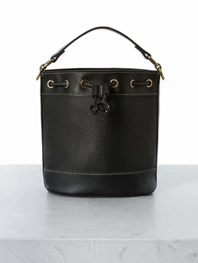 CHICVUE 女士时尚百搭复古斜跨迷你水桶手提包 - 黑色 - 查看 5