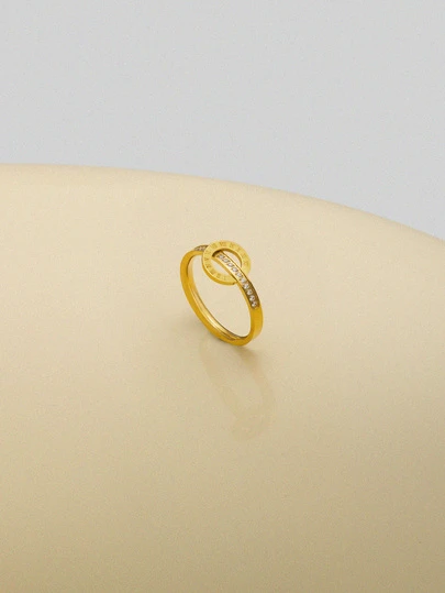 NobleVue Rhinestone Decor Ring