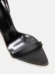 TuEzra 女士银色凉鞋，2025夏季新款时尚性感交谊夜店舞蹈表演系带凉鞋，舒适不疲劳 - 黑色 - 查看 4