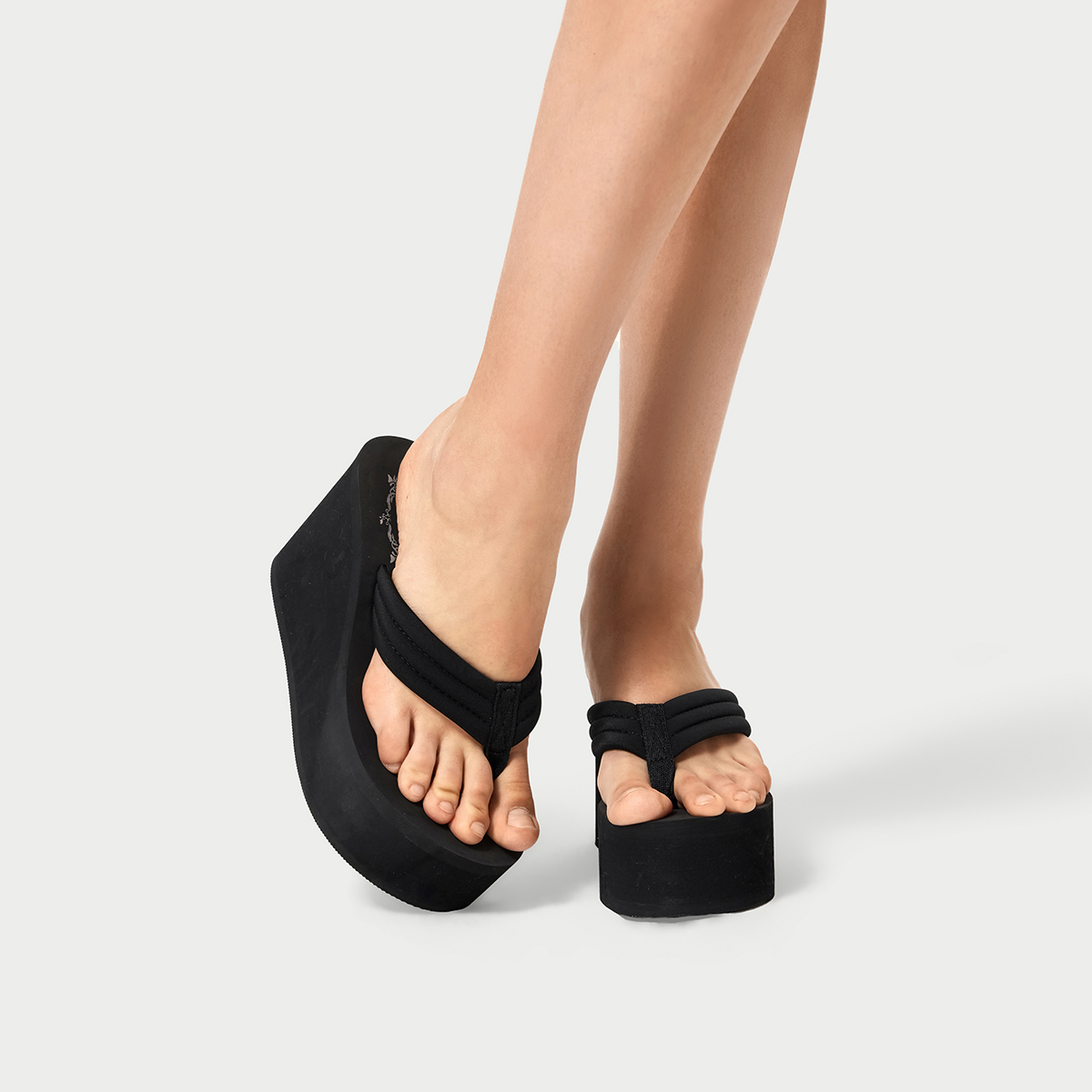 Sandalias de mujer con cuña y tira en el tobillo, zapatos de tacón alto y sandalias de fiesta para vacaciones y festivales de música
