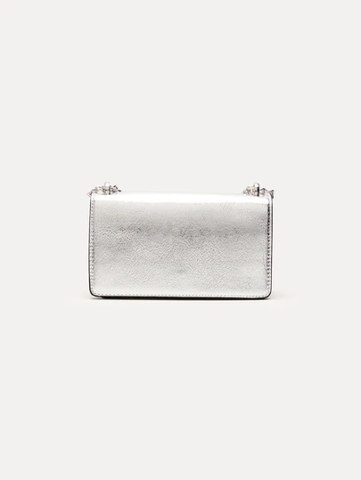 TuEzra Bolso cuadrado con solapa liviano de estilo minimalista metálico y casual de negocios con cadena para chicas adolescentes, mujeres, estudiantes universitarias, novatas y trabajadoras de cuello blanco. Perfecto para la oficina, la universidad, el trabajo, los negocios, los desplazamientos, actividades al aire viajes. Un bolso llamativo y moderno para uso diario en la calle