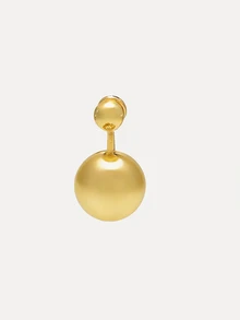 TuEzra 1set Ball Simple And High-End Earrings New Style - Gold - View 5