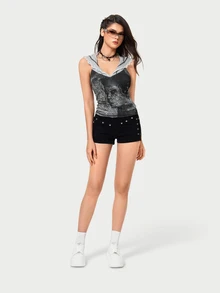 DareSee Fall/Winter White Versatile Casual Women's Shoes, Fashion Ladies Platform Sneakers - Beige - View 2