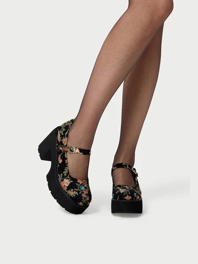 DareSee 女士舒适防滑休闲厚底乐福鞋，四季皆宜，玛丽珍鞋