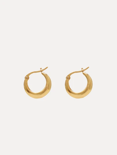 TuEzra Minimalist Hoop Earrings