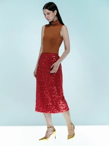 Rollcall Giày cao gót mũi nhọn quai rỗng thời trang thanh lịch mùa thu/đông, dự tiệc - Vàng - Xem 2