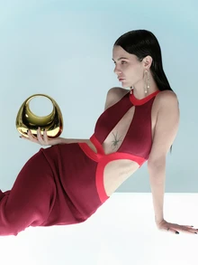 Rollcall 亚克力新月形手提包，时尚多功能链条单肩斜挎包，可作手机袋、耳机盒、口红盒，是情人节、生日、周年纪念日、派对、婚礼、宴会等场合的理想礼物，优雅女士钱包（金色） - 金色 - 查看 4