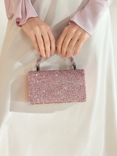 Clariva Glitter Bling,Shiny Glamorous,Elegant,Exquisite Fashionable Exquisite Rhinestone Decoration Evening Clutch Dinner Bag,Evening Bag For Party Girl,Woman,For Female Perfect For Party,Wedding,Prom,Dinner/Banquet,For Best Gift For Women