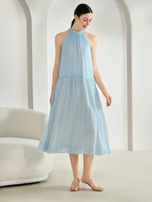 Clariva 新款夏天透明高跟鞋透明水晶涼鞋女士家居拖鞋,多用途,舒服,性感和優雅 - 無色 - 查看 2