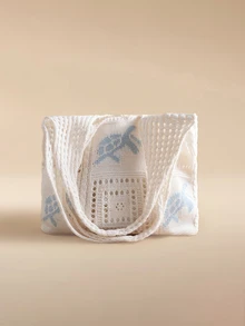 Glizzene Túi xách đi biển mùa hè dành cho nữ - Thiết kế móc len với họa tiết rùa biển, túi tote miệng rộng dung tích lớn, chất liệu polyester màu be, phù hợp cho những chuyến đi chơi thường ngày và kỳ nghỉ ven biển, túi tote đi biển, phụ kiện du lịch, thời trang bohemian, chất liệu dệt, túi tote rộng rãi, vật dụng cần thiết cho kỳ nghỉ, lý tưởng cho công việc, đi học, trang phục bohemian cho nữ, túi đi biển dự tiệc cưới. - Nhiều màu - Xem 9