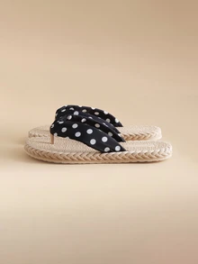 Glizzene Women Fashion Elegant Classic Non-Slip Outdoor Beach Leopard Print Flip Flops, Summer Wedding Wedding - Black - View 2