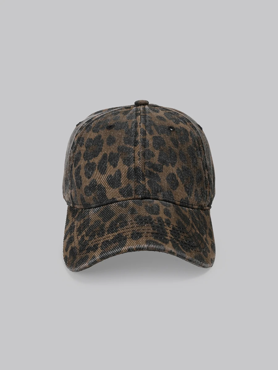 DareSee 1pc Fashion Leopard Print Baseball Cap, Versatile Sun Hat For Women, Spring/Summer - Multicolor - View 1