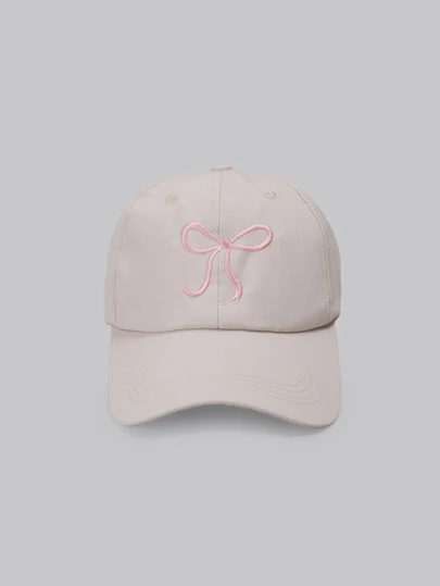 DareSee 1pc Bow-Knot Baseball Cap, Casual Versatile Sun Visor Hat For Men & Women, Suitable For Spring/Summer, Y2K Solid Color