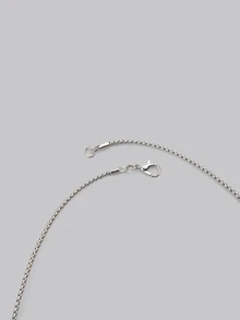 DareSee 6pcs Vintage Gothic Stainless Steel Necklace With Punk Hala Pendants, Unisex Fashion Accessories, Suitable For Daily Wear And Special Occasions, Ideal Gifts For Valentine's Day, Easter, Halloween Music Fest Halloween - Punk Necklace 6-piece Set - View 2
