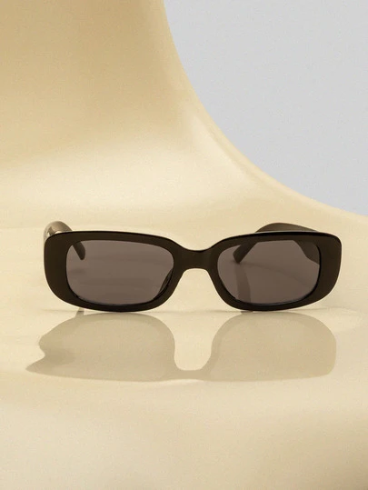 NobleVue 1 件女士方形小框太阳镜，复古休闲时尚户外驾驶旅行时尚配饰海滩配饰女士太阳镜太阳镜色调时尚遮阳优雅装扮家庭出游旅行度假夏季海滩度假、户外、旅行