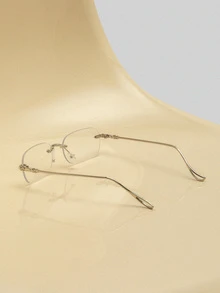 NobleVue 1 副经典时尚高端无框金属眼镜（不含眼镜盒） - 彩色 - 查看 3