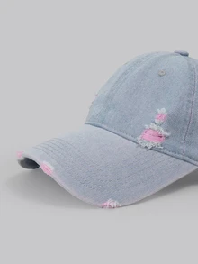 DareSee Unisex Casual Adjustable Denim Baseball Cap, Soft Crown, Large Head Circumference, Retro Style, Suitable For Spring & Summer - Multicolor - View 4