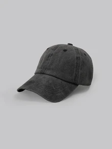 DareSee 1pc Solid Baseball Cap For Daily Life Casual - Grey - View 2