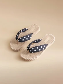 Glizzene Women Fashion Elegant Classic Non-Slip Outdoor Beach Leopard Print Flip Flops, Summer Wedding Wedding - Black - View 4