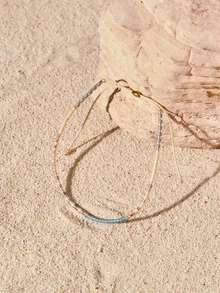 Tropiscape 1 pieza Pulsera ajustable con cuentas de colores para mujer, uso diario de moda, adecuado como regalo de Año Nuevo - Multicolor - Ver 4