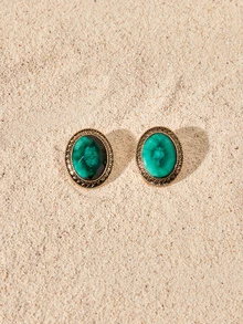 Tropiscape 五對時尚百搭復古古典耳環 - 耳環套裝 - 查看 4