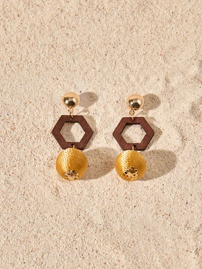 Tropiscape Five Pairs Of Fashionable And Versatile Retro Classical Earrings