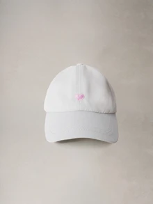 Hatastic 1 Women's Heart-Shaped Embroidered Ponytail Hole Top Baseball Cap, Summer Multifunctional Sun Hat. Music Fest - Multicolor - View 1