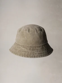 Hatastic 1 pieza Sombrero de cubo de unicolor lavado para mujer, gorra de pesca plegable desgastada, protección solar unisex para exteriores, adecuada para uso diario - color sólido - Ver 1