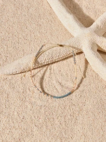 Tropiscape 1 pieza Pulsera ajustable con cuentas de colores para mujer, uso diario de moda, adecuado como regalo de Año Nuevo - Multicolor - Ver 5