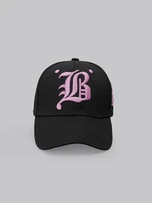 DareSee 1pc Unisex Letter Embroidered Fashion Baseball Cap For Daily Life Street Music Fest - Pink - View 1