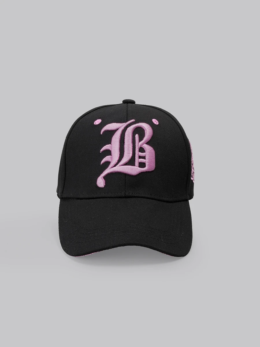 DareSee 1pc Unisex Letter Embroidered Fashion Baseball Cap For Daily Life Street Music Fest - Pink - View 1
