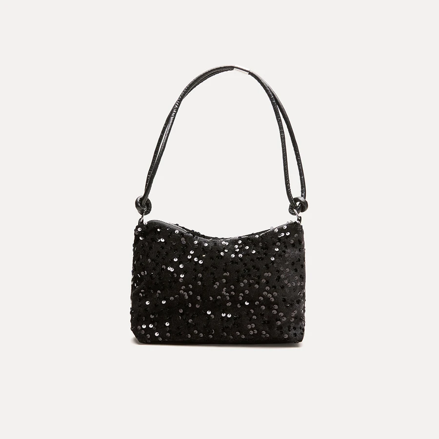 TuEzra Popular Bag Women's New Fashion Korean Version Handbag All Shoulder Small Square Bag - Black - View 1