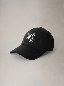 Hatastic 1件韓式Ins字母刺繡棒球帽，女款春秋款軟頂大頭圍小臉尖頂帽，適合送給朋友的生日派對、音樂節、開學季禮物 - 彩色 - 查看 5