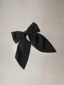 Hatastic 3pcs Minimalist Versatile Hair Clips, Fashion Black & White Bow Hair Clips, Hair Accessories Claws Music Fest - Multicolor - View 5