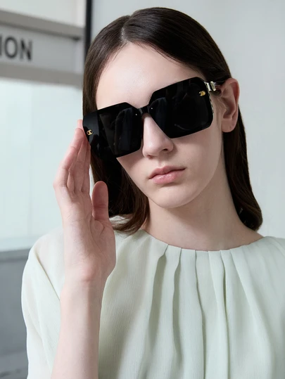 CHICVUE 1/2/3副装多色超大方形复古时尚女式眼镜，多功能个性化Y2K风格眼镜，适合度假、旅行、海滩、派对、驾驶、钓鱼、生日礼物、日常佩戴