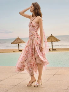 Glizzene 夏季新款高跟女式绑带拖鞋婚礼鞋 - 白色 - 查看 5