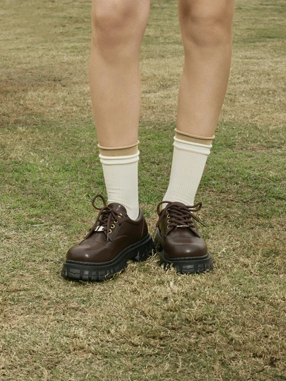 Hatastic Mary Jane Women Shoes, Black, British Style, Chunky Heel, Simple And Elegant, Japanese-Style Shoes For Waitress, All Seasons Music Fest