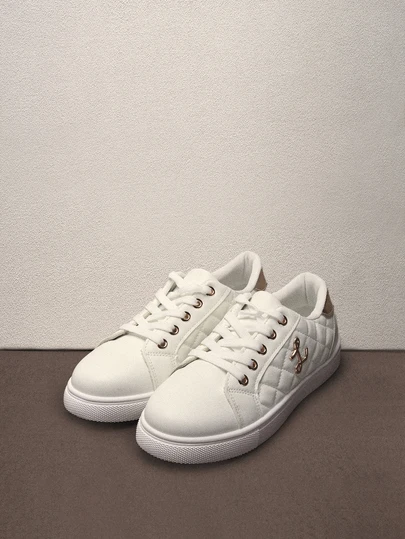 Hatastic Women's Casual Soft-Sole Sneakers, Versatile For Spring, Summer, Autumn, Lightweight, Fashionable, Suitable For Students, Minimalist Design