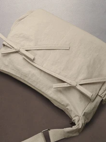 Hatastic New Spring/Summer Drawstring Cloud Pleated Shoulder Bag, Crossbody Bag For Women - Beige - View 4