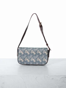 CHICVUE Nuevas llegadas, bolso de lujo de alta gama para mujer con gran capacidad, estampado elegante y versátil, con correa de hombro ajustable y diseño de bandolera, ideal para trabajo, universidad y uso diario - Multicolor - Ver 3