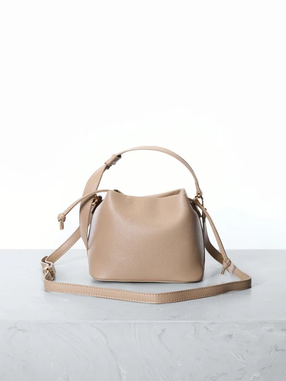 CHICVUE 2025 Spring/Summer New Women's Fashionable Cross-Body Bag, Hand-Held Bag With Elegant Vibe, Versatile & Roomy Bucket Bag Suitable For Commuting, Chic Shoulder Tote