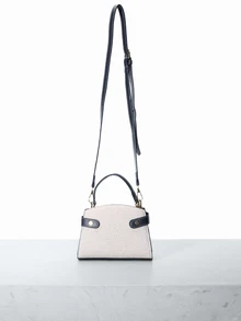 CHICVUE Mini Fashionable Versatile Contrast Color Casual Handbag For Women - Multicolor - View 5