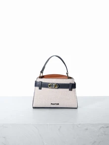 CHICVUE Mini Fashionable Versatile Contrast Color Casual Handbag For Women - Multicolor - View 2