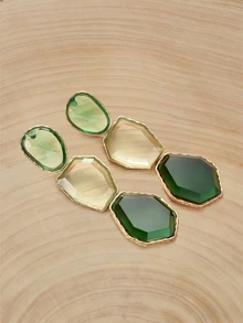 Glizzene Latest Fashionable Exaggerated Holiday Style Statement Earrings Wedding Wedding - Multicolor - View 5