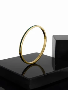 CHICVUE 4/1 件女士珠宝套装，18K 镀金锆石手链，奢华叠戴手链，生日/新年/情人节礼物，情侣/闺蜜配饰，多功能高端 - 彩色 - 查看 2