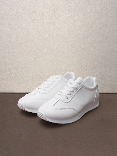 Hatastic 2025新款撞色休闲运动鞋，女士时尚百搭轻便运动鞋，适合音乐节穿着